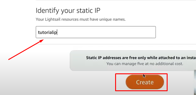 Naming Our Static IP